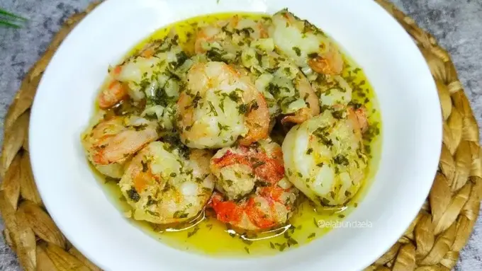Resep udang margarin. (dok. Cookpad @elabundaela)