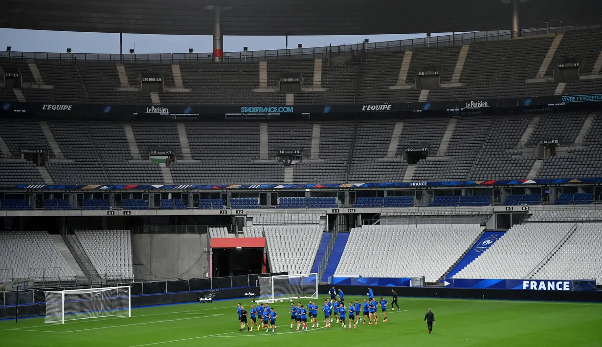Pertandingan akan digelar di Stade de France, Saint-Denis.  (AFP/Franck Fife)