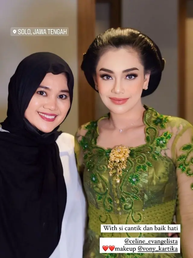 7 Potret Celine Evangelista Pakai Sanggul dan Berkebaya di Ultah Putri Solo