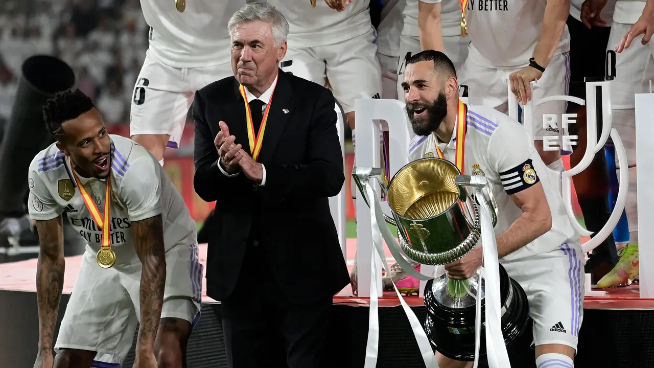 Foto: Setelah Sembilan Tahun Lamanya Real Madrid Akhirnya Juara Copa del Rey 2022 / 2023