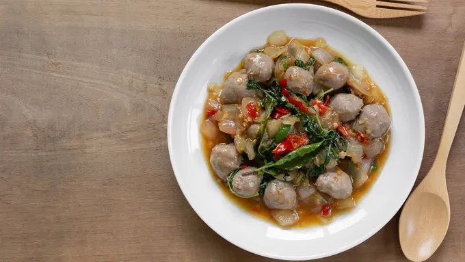 Resep Tumis Bakso Bumbu Sederhana