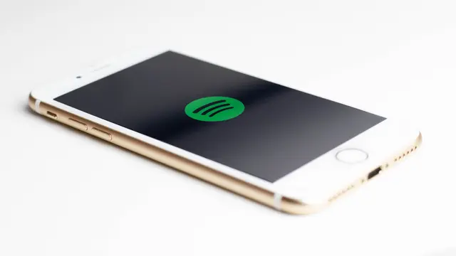 Ilustrasi aplikasi spotify