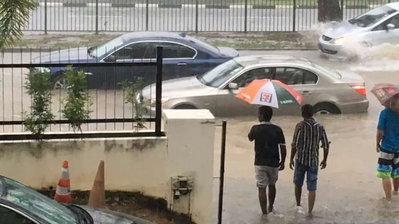 banjir singapura