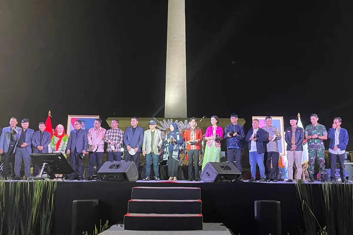 Komisi Pemilihan Umum (KPU) DKI Jakarta resmi meluncurkan tahapan pemilihan gubernur dan wakil gubernur Jakarta 2024 (Liputan6.com/Winda Nelfira)