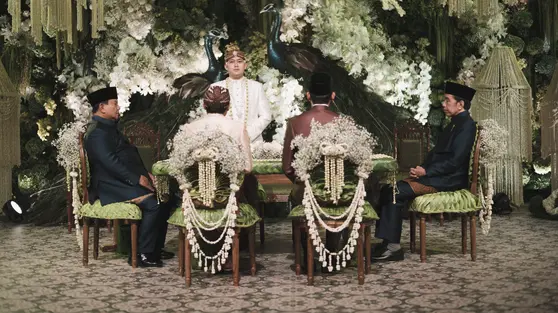 Momen Haru Prabowo dan Jokowi Jadi Saksi Nikah Kasespri Rizky Irmansyah