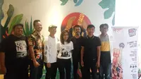 Kaum milenial di Yogyakarta memiliki cara sendiri untuk mengkampanyekan anti golput (Liputan6.com/ Switzy Sabandar)