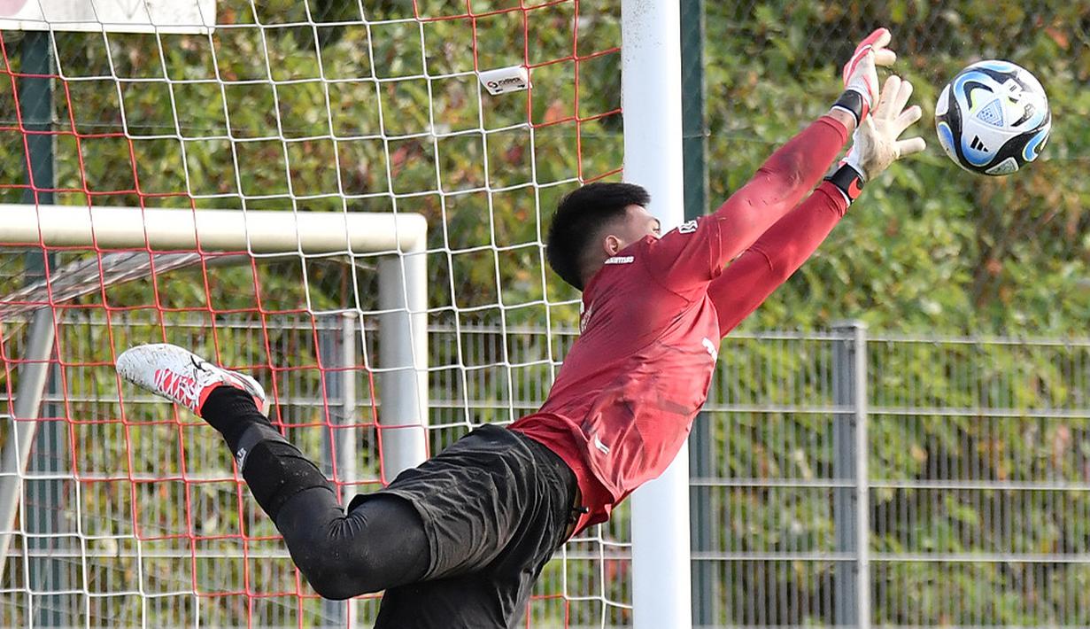 Empat penjaga gawang muda itu akan berlatih dengan keras untuk mendapatkan satu tempat utama di skuad Timnas Indonesia U-17. (Dok. PSSI)