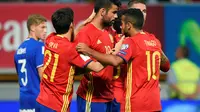 Spanyol vs Liechtenstein (REUTERS/Eloy Alonso)