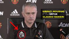 Pelatih Manchester United, Jose Mourinho, bersimpati atas pemecatan pelatih Leicester City, Claudio Ranieri.