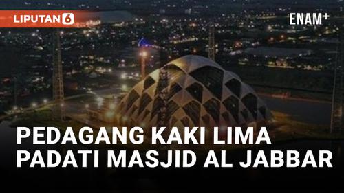 VIDEO: Masjid Al Jabbar Kini Dipenuhi Pedagang Kaki Lima