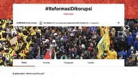 Petisi #ReformasiDikorupsi di Change.org (Foto: Change.org)