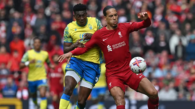 Foto: Liverpool Amankan Kemenangan Susah Payah atas Nottingham Forest di Liga Inggris Melalui Gol Penentu Mohamed Salah