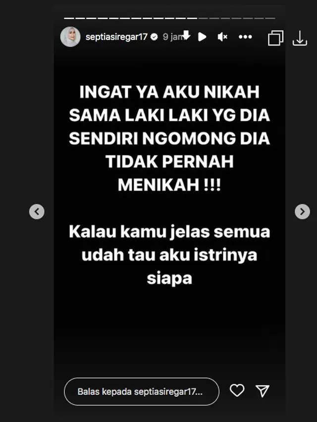 Dituding Jadi Pelakor, Septia Yetri Opani Tegaskan Ia Menikah dengan Putra Siregar Karena Sang Suami Mengaku Tak Pernah Menikah Sebelumnya