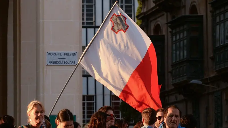 Bendera Malta (AFP PHOTO)