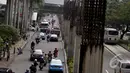 Gubernur DKI Jakarta Basuki Tjahaja Purnama (Ahok) berencana membatalkan pengerjaan monorel yang akan dilakukan PT Jakarta Monorail (JM), Jakarta, Selasa (13/1/2015). (Liputan6.com/Faizal Fanani)