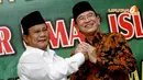 Koalisi dan dukungan PPP terhadap Gerindra merupakan kesepakatan ketua umum, wakil-wakil Ketua Umum, sejumlah ketua, sejumlah wasekjen, wakil ketua majelis syariah, dan anggota majelis syariah (Liputan6.com/Faizal Fanani)