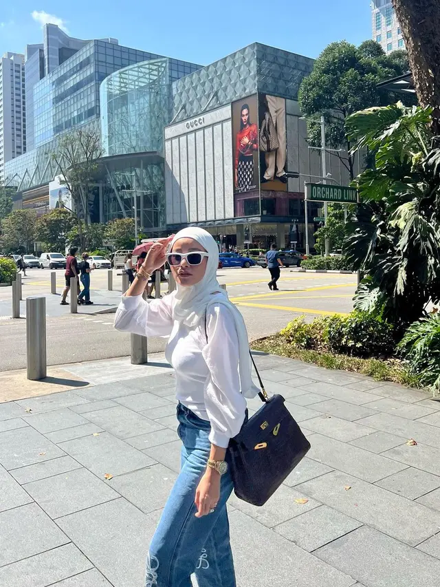 Olla Ramlan di Singapura (Instagram/ollaramlan)