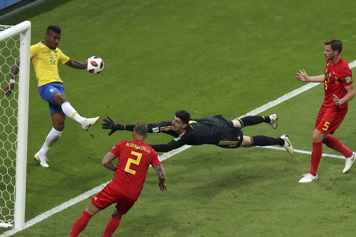 FOTO: Kalahkan Brasil, Belgia Tantang Prancis di Semifinal