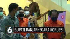 KPK menetapkan Bupati Banjarnegara, Budhi Sarwono, sebagai tersangka kasus dugaan korupsi terkait pengadaan barang dan jasa. Terungkap Budhi Sarwono telah menerima Rp 2,1 miliar sebagai biaya komitmen.