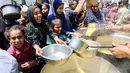 Kekhawatiran akan terjadinya krisis kemanusiaan meningkat sejak Maret lalu, ketika Israel melakukan blokade terhadap pengiriman bantuan ke wilayah Gaza sebagai bagian dari operasi militer terhadap Hamas. (Omar AL-QATTAA/AFP)