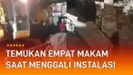 Sejumlah pekerja menemukan empat makam kuno saat sedang menggali Instalasi Pengelolaan Air Limbah viral di media sosial.