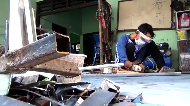 Beni Agus Prasetyo Membuat Wastafel