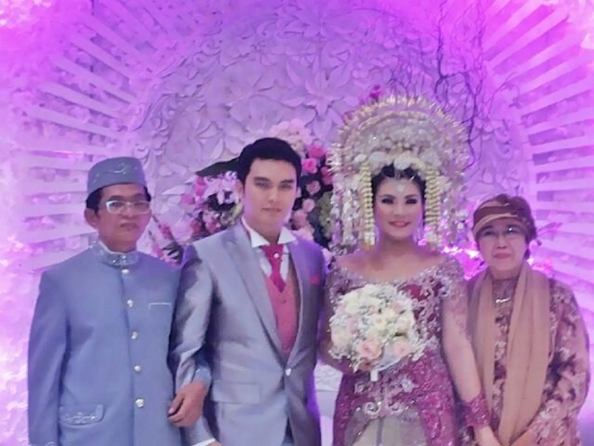 Aldi Taher dan Georgia Aisyah saat pernikahan (Dok. Pribadi)