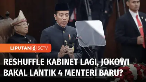 VIDEO: Reshuffle Kabinet, Jokowi Dikabarkan Lantik Empat Menteri Hari Ini