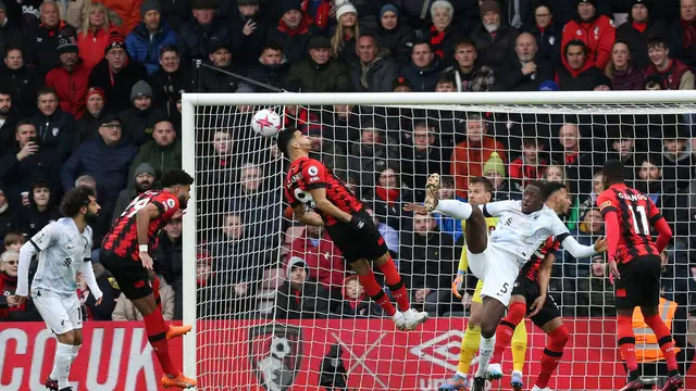 Bournemouth Vs Liverpool di Premier League 2022/2023