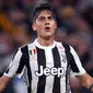 3. Paulo Dybala (Juventus) - 12 Gol (1 Penalti). (AFP/Filippo Monteforte)