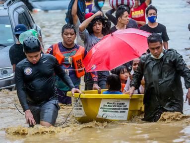 Badai Vamco Terjang Filipina Tewaskan Satu Orang