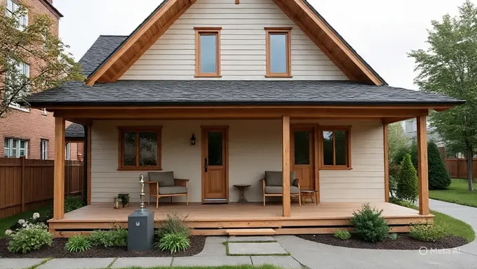 Desain Rumah Kayu Skandinavia Bernuansa Islami