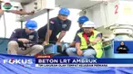 Ambruknya beton penyambung LRT rute Kelapa Gading-Velodrome mengakibatkan lima orang pekerja terluka dan dilarikan ke rumah sakit.