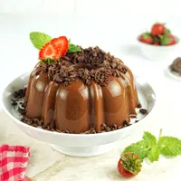 ilustrasi puding cokelat/Hanifah Kurniati/Shutterstock