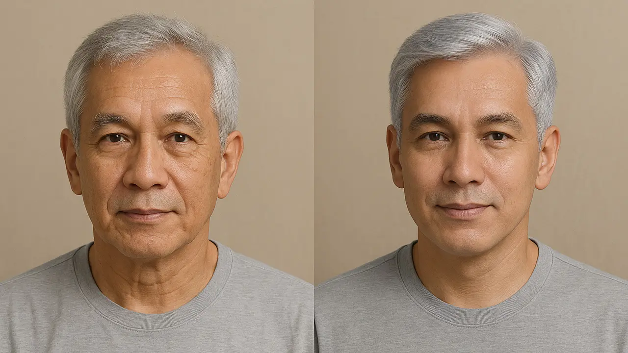 Inspirasi Warna Cat Rambut untuk Menutupi Uban (Foto: ChatGPT)