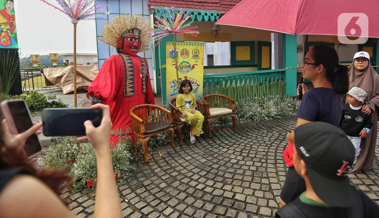 Momen Lebaran Betawi 2025 sekaligus menjadi sarana untuk memperkuat kebersamaan dan toleransi di tengah keberagaman masyarakat Jakarta. (Liputan6.com/Angga Yuniar)