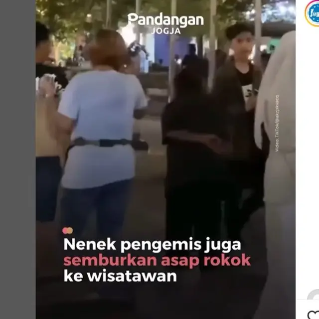 Nenek Pengemis di Malioboro Bikin Resah, Memaki dan Semburkan Asap Rokok Kalau Tak Diberi Uang.