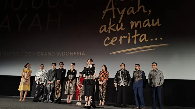 Cast film Ayah, Aku Mau Cerita (KapanLagi.com/Matias Purwanto)