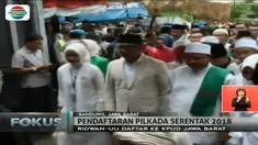 Berdasarkan data KPU  pada pendaftaran hari pertama 8 Januari 2018 tercatat 71 pasangan bakal calon kepala daerah telah mendaftar