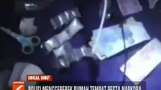Empat orang yang sedang berpesta narkoba di lokasi diamankan dalam penggerebekan itu.
