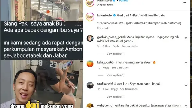 Pengunjung Temukan Paku di Makanan, Bakal Menuntut Meski Pemilik Restoran Bakmi Klaim Bersedia Bayar Kompensasi. foto: Instagran @bakmikofei