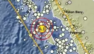 Gempa M6,1 Guncang Nias Selatan, Tak Berisiko Tsunami