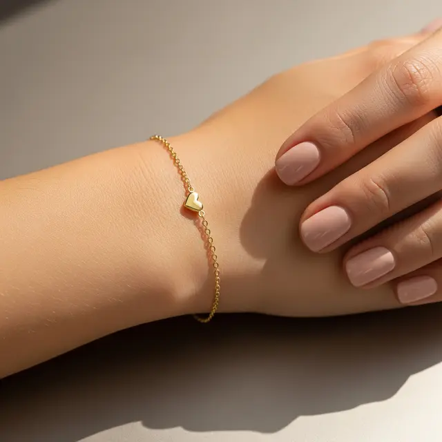 Model Gelang Emas Kecil yang Cocok untuk Wanita Aktif (Image by Gemini AI)