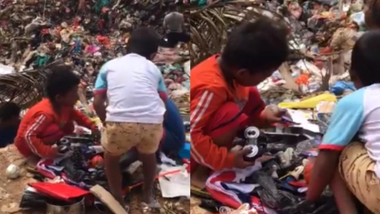 Bocah-Bocah Ini Cari Mainan di Tempat Pembuangan Sampah, Alasannya Bikin Pilu