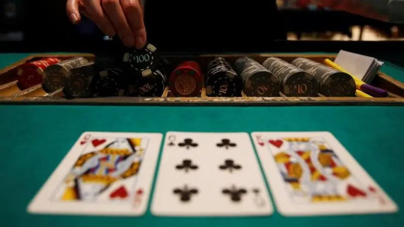 Ilustrasi perjudian di kasino. (Reuters)