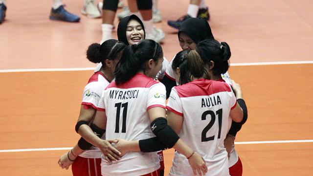 Foto: Timnas Bola Voli Putri Indonesia Juara Grup A AVC Challenge Cup 2023 Setelah Kalahkan Filipina