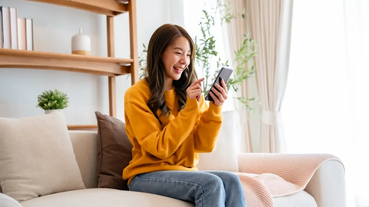 Ilustrasi nonton live streaming