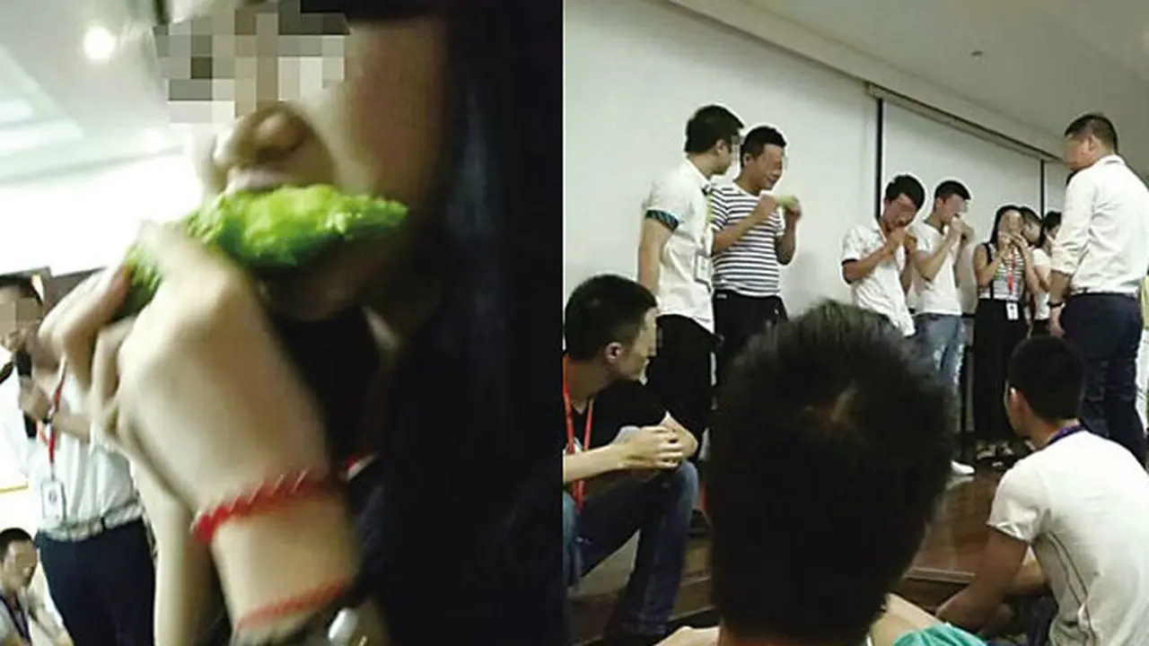 Gagal Capai Target, Karyawab Dipaksa Makan Pare Mentah