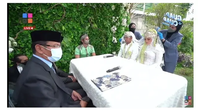 12 Momen Akad Nikah Ridho 2R dan Syifa, Berlangsung Khidmat dengan Adat Sunda