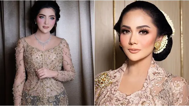 6 Beda Gaya Ashanty dan Krisdayanti di Setiap Acara Aurel Hermansyah, Menawan